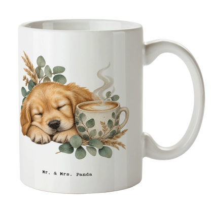 Süße Kaffeetasse für Hundefans mit schlafendem Golden Retriever|p:2014757|h:ac54da6ecc309ece9f1a3a2481aca69f
