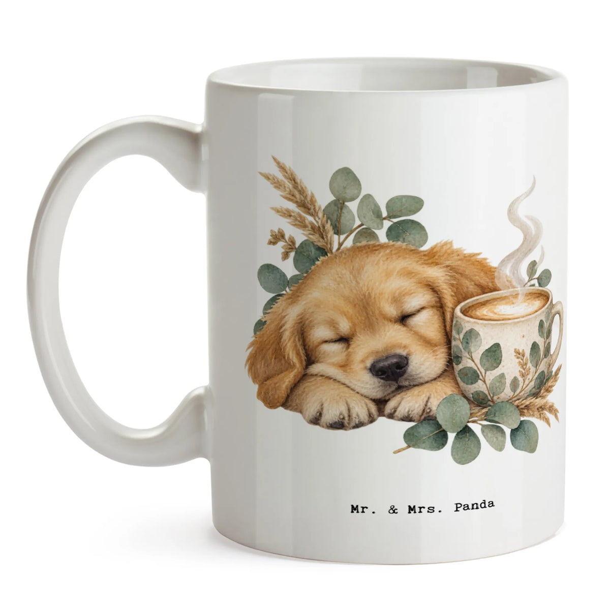 Süße Kaffeetasse für Hundefans mit schlafendem Golden Retriever|p:2014757|h:3c58840036d2b96597debbef936c6291