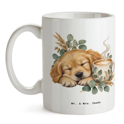 Süße Kaffeetasse für Hundefans mit schlafendem Golden Retriever|p:2014757|h:3c58840036d2b96597debbef936c6291