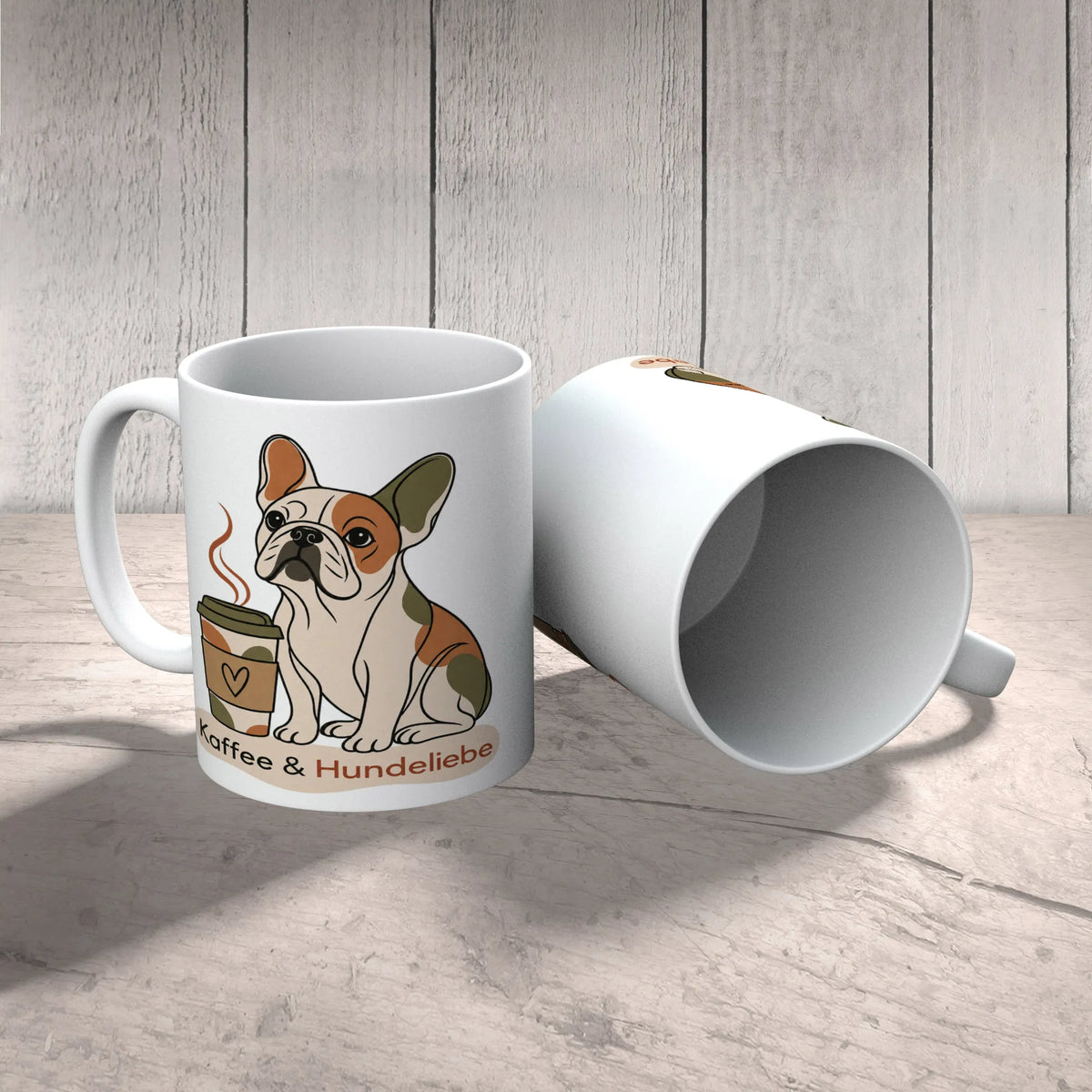 Elegante Kaffeetasse für Hundeliebhaber mit Französischer Bulldogge|p:2014758|h:01a9cb2b3c5c9f4685e0a321848474a0