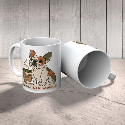 Elegante Kaffeetasse für Hundeliebhaber mit Französischer Bulldogge|p:2014758|h:01a9cb2b3c5c9f4685e0a321848474a0