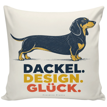 Elegantes Dackelkissen für Dackelfans mit Linienillustration|p:2014763|h:b3467330d91e776786ee84e6c046c0ee