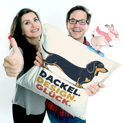 Elegantes Dackelkissen für Dackelfans mit Linienillustration|p:2014763|h:431488357a0259f7cd07747a54ad3a96
