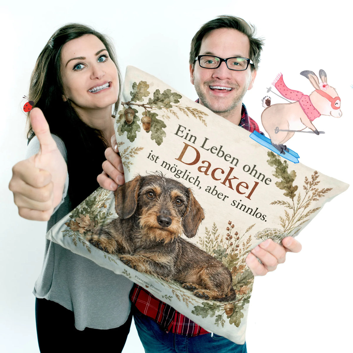 Lustiges Kissen für Dackelbesitzer mit rauhaarigem Dackel|p:2014766|h:7b5d99ed898a2103f0cf18745a13cb05