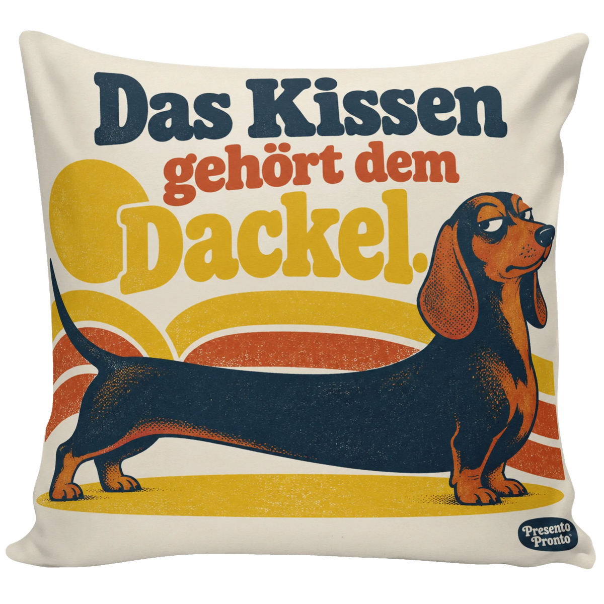 Lustiges Dackelkissen für Dackelbesitzer mit sturem Blick|p:2014767|h:d6dd0a5724dee2389b3315b5008d4799