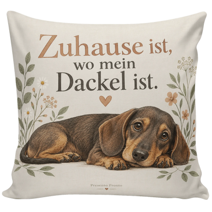 Gemütliches Kissen mit Dackel für Dackelbesitzer|p:2014768|h:034896edb00a24af1de1803dd2d6c45c