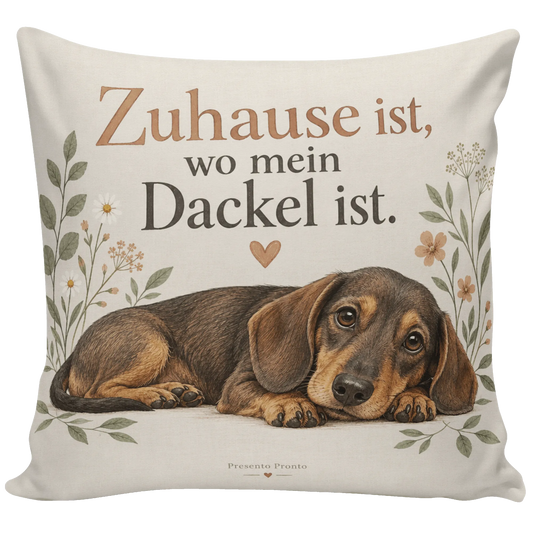 Gemütliches Kissen mit Dackel für Dackelbesitzer|p:2014768|h:034896edb00a24af1de1803dd2d6c45c