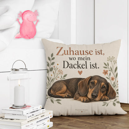 Gemütliches Kissen mit Dackel für Dackelbesitzer|p:2014768|h:47c11294dc670e3b6f8d0f2a2c1ae3da