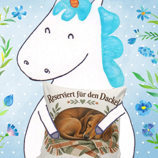 Lustiges Kissen mit schlafendem Dackel für Dackelfans|p:2014771|h:fa19f9918001b79af48d769991dd918a