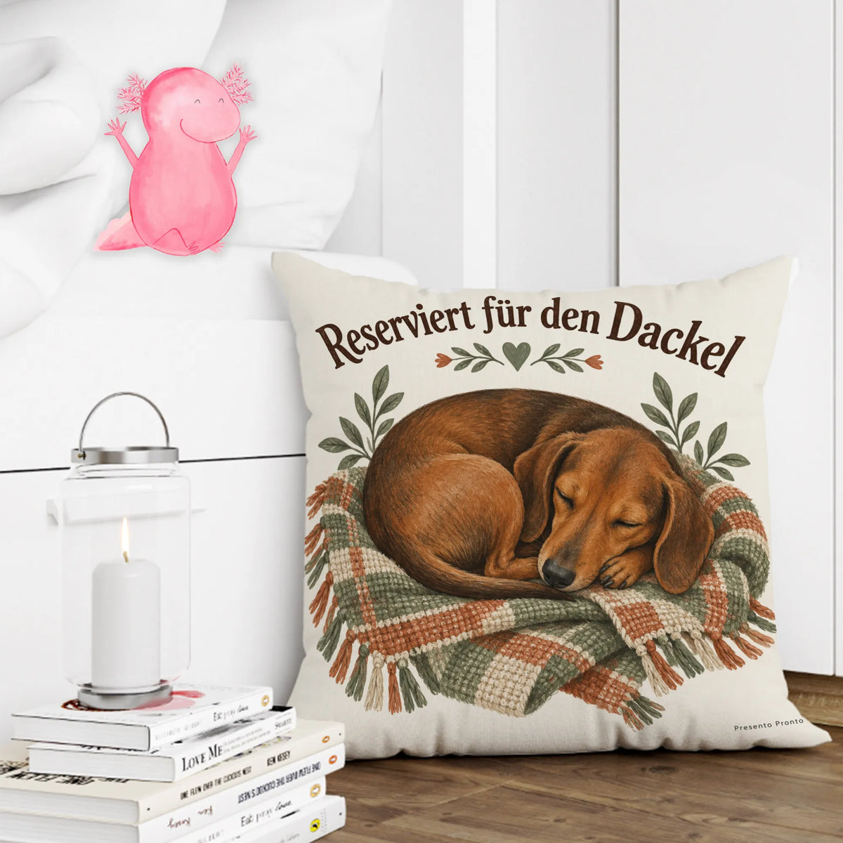 Lustiges Kissen mit schlafendem Dackel für Dackelfans|p:2014771|h:a69955ad91ecb3c5ffa8083844c1b1c1