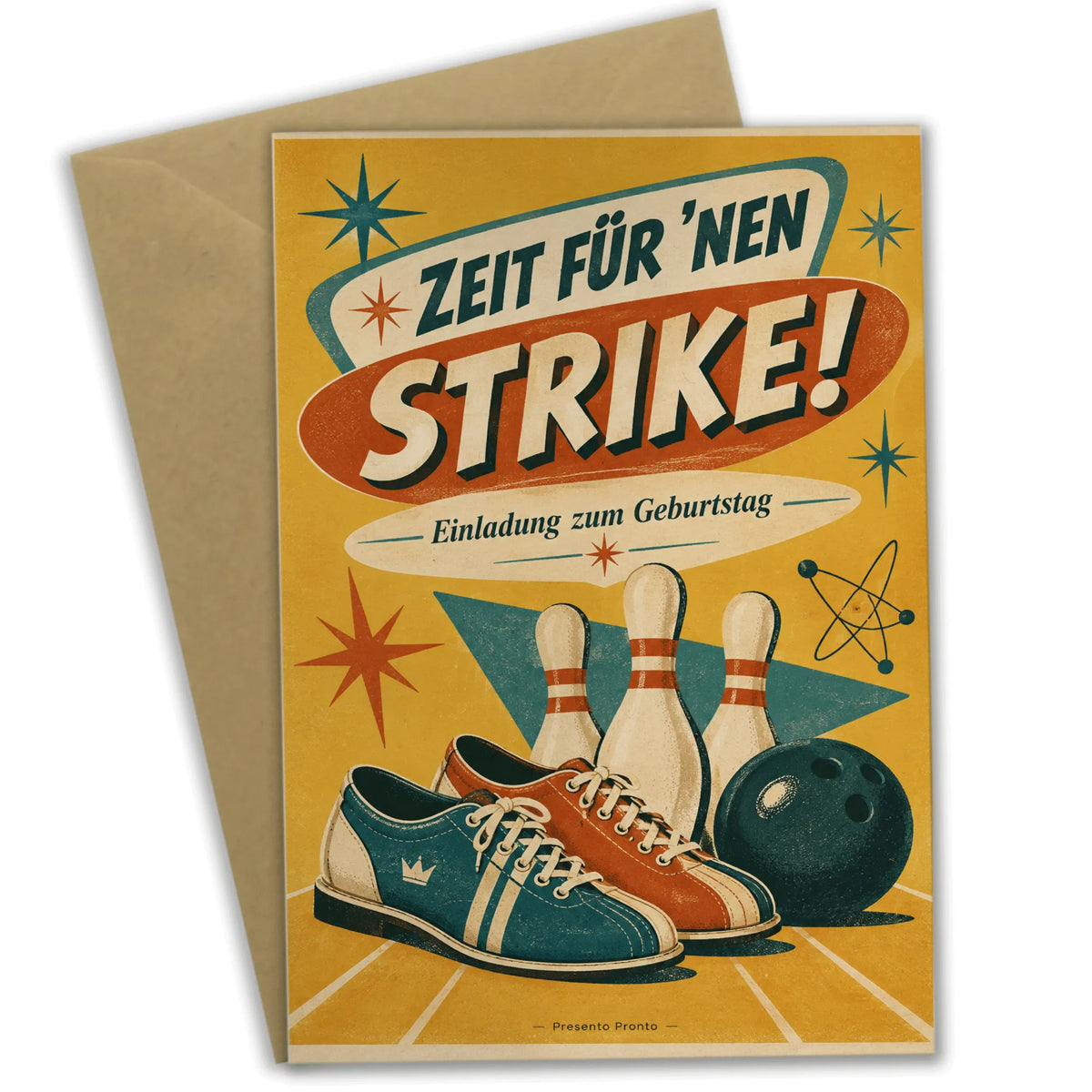 Lustige Einladungskarte zum Bowlinggeburtstag mit Bowlingball|p:2014774|h:b9019356d4e87e3471e69df7002809a8