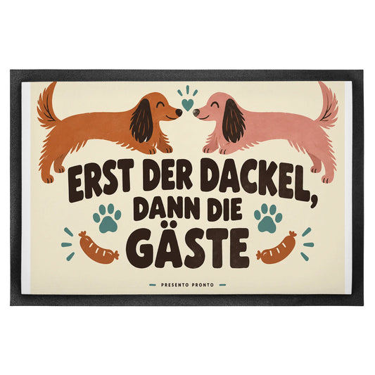 Lustige Fußmatte mit zwei Dackeln für Hundebesitzer|p:2014784|h:dba8613b2bfd38a960c5775e09e63af7