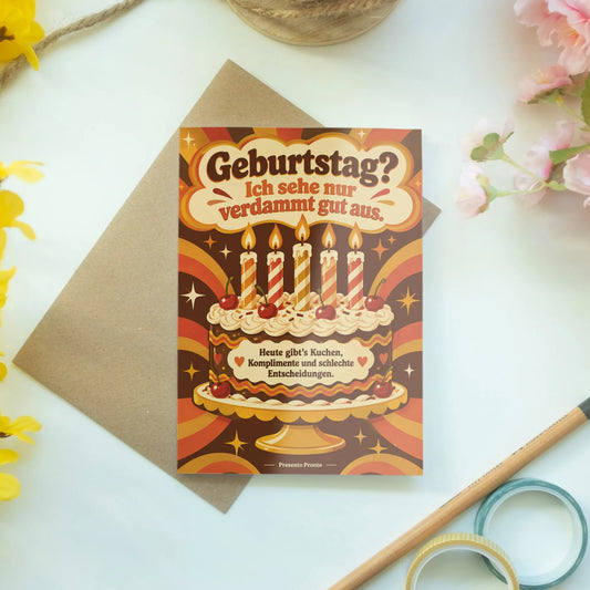 Freche Sexy Geburtstagskarte mit Retro-Torte|p:2014790|h:a1cc6b64b1bab34d2d6e5872661e7e0c