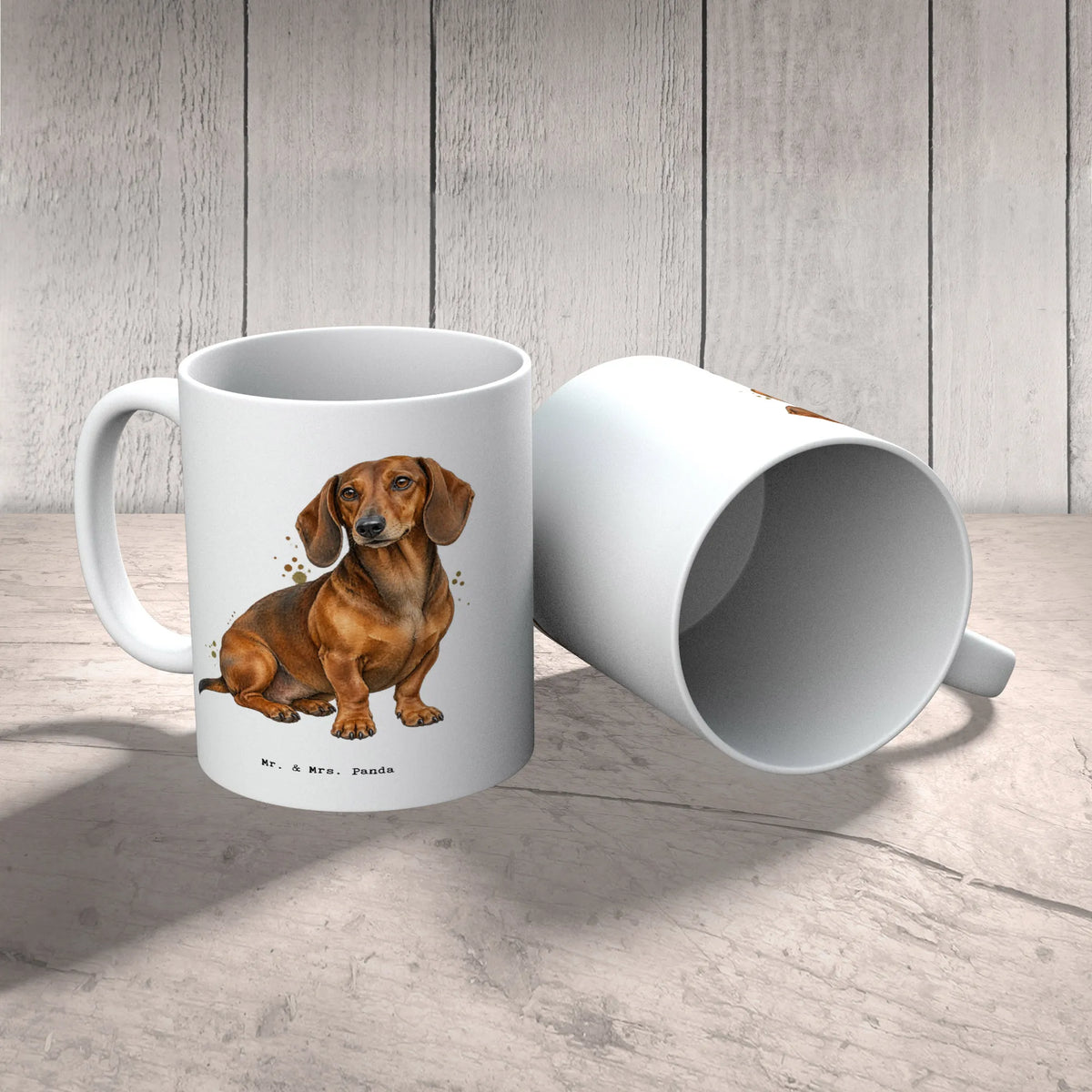 Süße Dackel-Tasse für Dackelfans mit Tinten-Aquarell|p:2014791|h:7913f4e69e57928520c742d991f145c4
