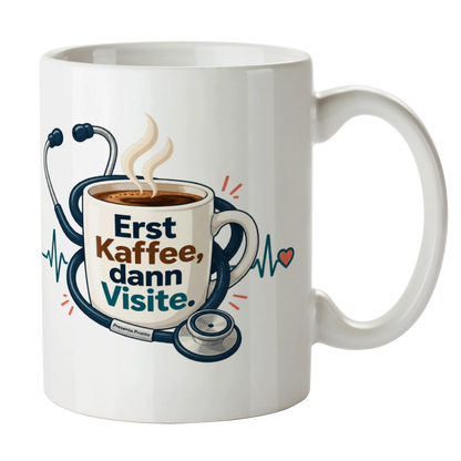Lustige Tasse für Arzt mit Stethoskop|p:2014792|h:0c85b875d87dc5ecf7074502f3e1e598