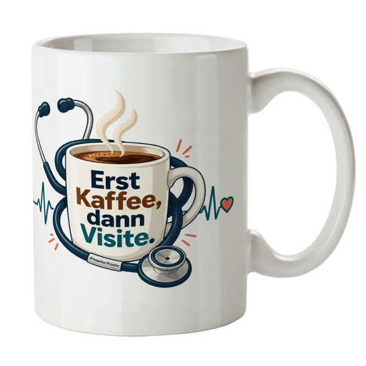 Lustige Tasse für Arzt mit Stethoskop|p:2014792|h:0c85b875d87dc5ecf7074502f3e1e598