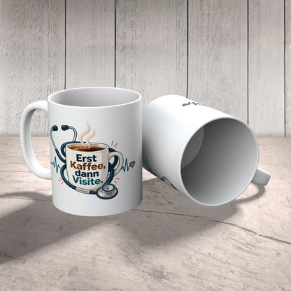 Lustige Tasse für Arzt mit Stethoskop|p:2014792|h:8f49918dd447ada7d0dc7ac2931ddba2