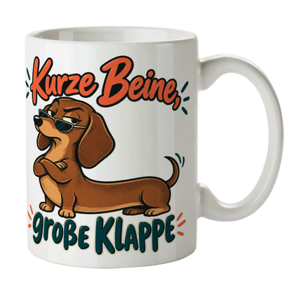 Lustige Tasse für Dackelfans mit Sonnenbrille|p:2014793|h:329ae6894509f919facfcd466d9e1fe0