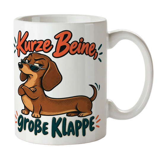Lustige Tasse für Dackelfans mit Sonnenbrille|p:2014793|h:329ae6894509f919facfcd466d9e1fe0