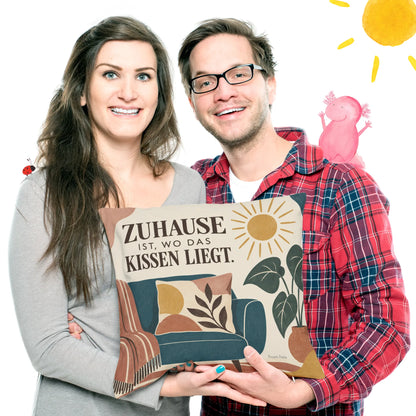 Gemütliches Sofakissen fürs Zuhause mit Sofaecke und Sonne|p:2014799|h:d509ea1276ae08f6a2b2e158f3650f01
