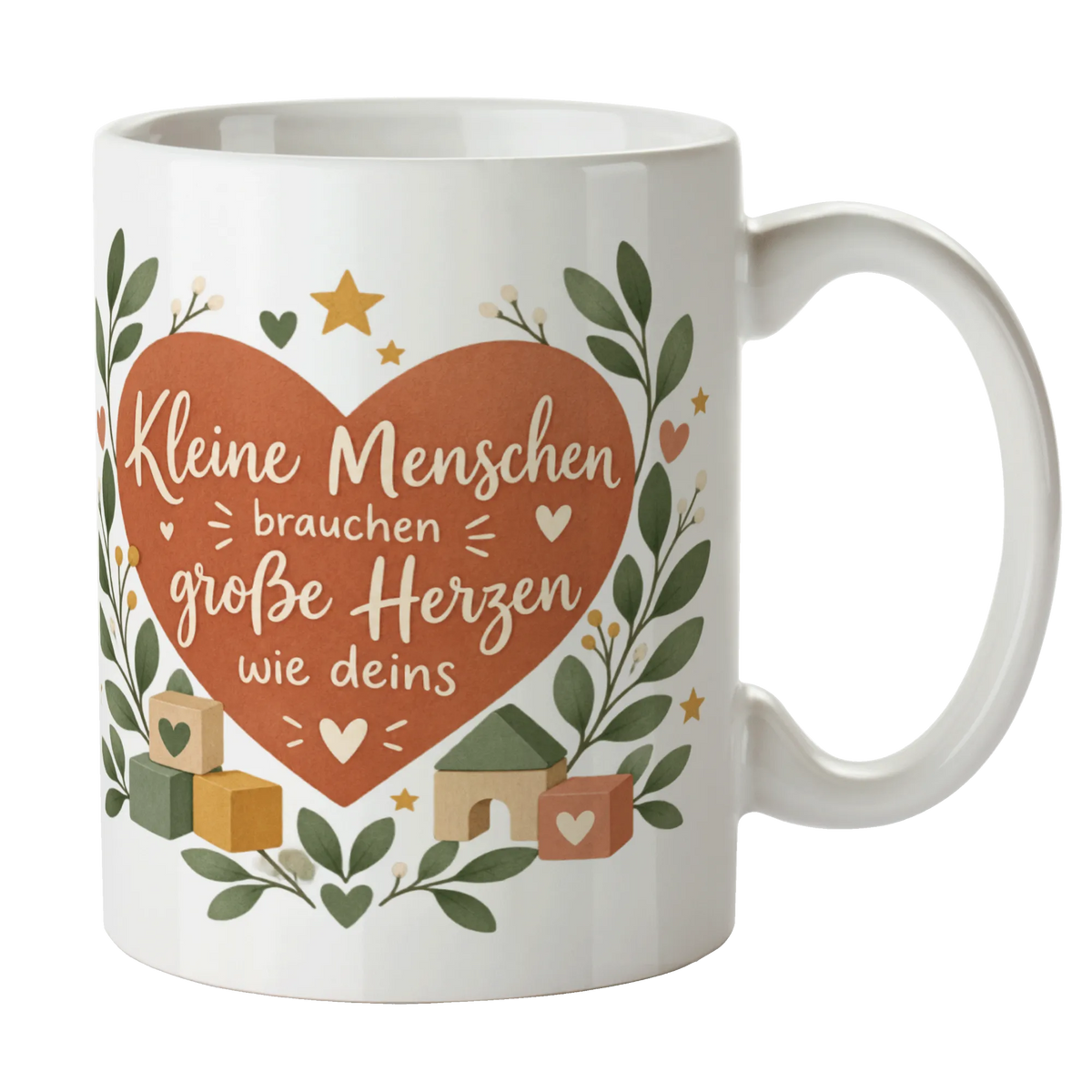 Herzliche Tasse für Erzieher mit terrakottafarbenem Herz|p:2014800|h:8ae3d2627234cf879012936ac0aa7ff9
