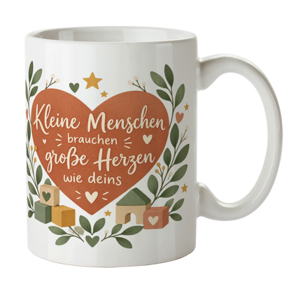 Herzliche Tasse für Erzieher mit terrakottafarbenem Herz|p:2014800|h:8ae3d2627234cf879012936ac0aa7ff9