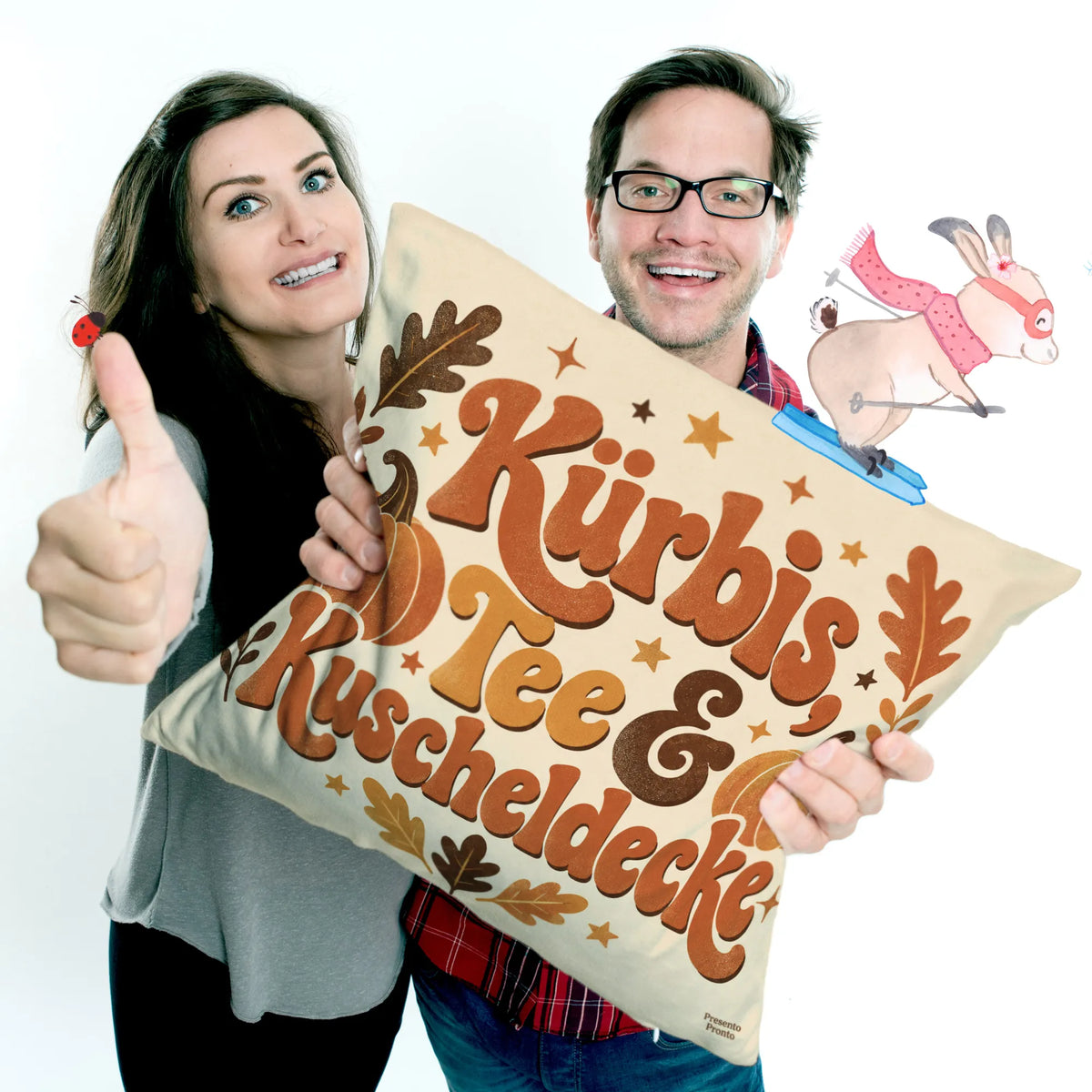 Kuscheliges Kissen für den Herbst mit Kürbissen|p:2014809|h:5af0cebb5083c2631079b1436cfa987b