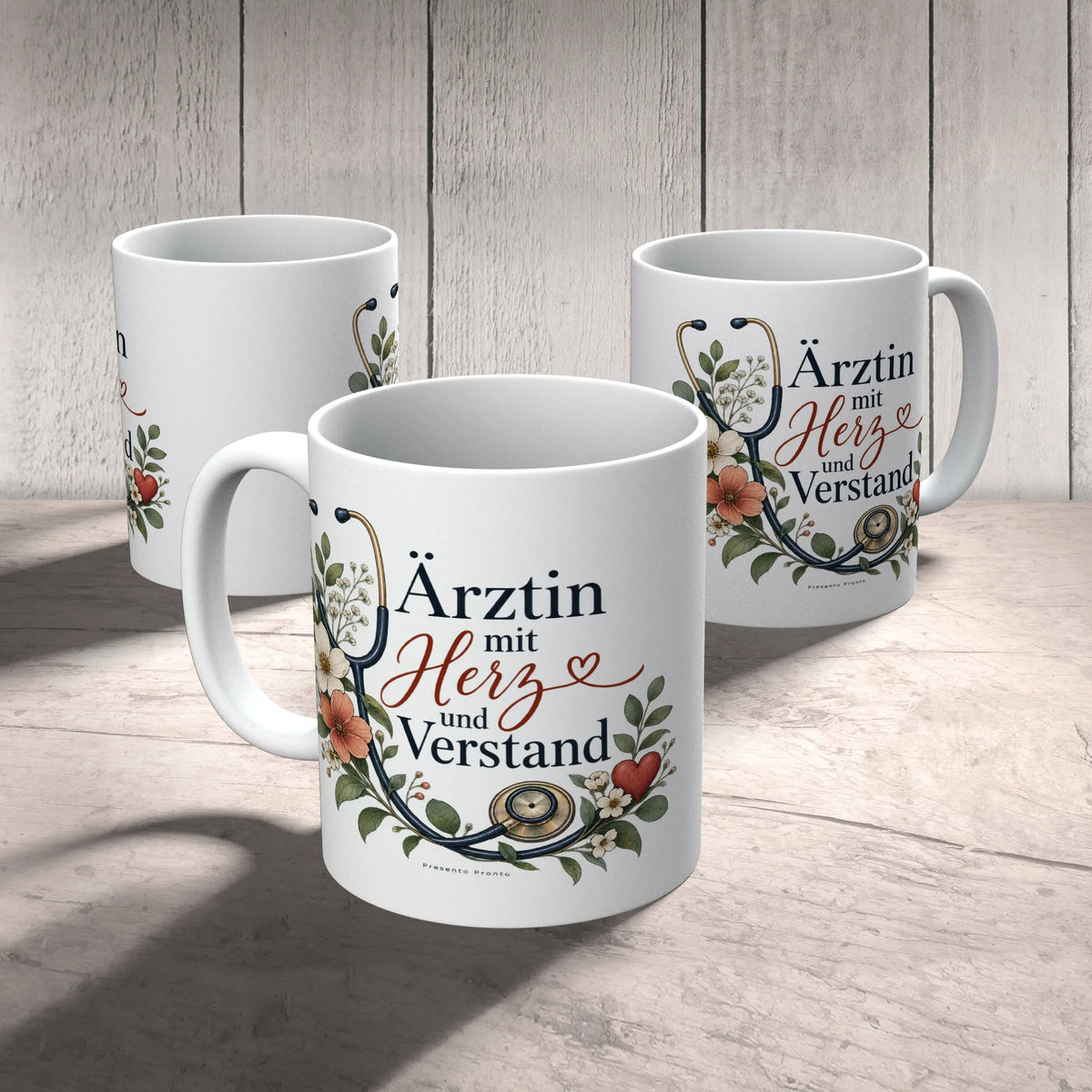 Elegante Tasse für die Ärztin mit Stethoskop und Herz|p:2014815|h:04d2bc1ef32abb07899a5f55d686d3db