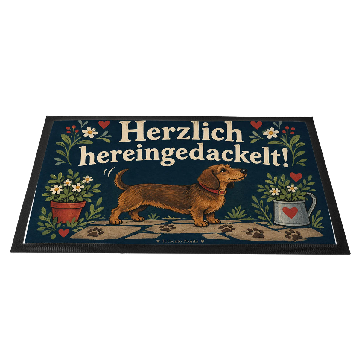 Lustige Fußmatte Herzlich hereingedackelt für Dackelfans|p:2014822|h:4389c414bbc6a63430749b3effc02437