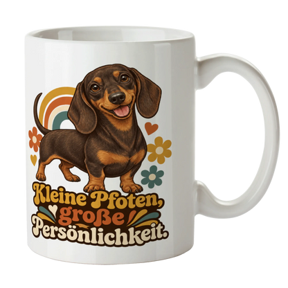 Lustige Dackeltasse für Dackelliebhaber mit fröhlichem Dackel|p:2014825|h:c53aac3038057a7d2c3336bb1bbe5da9
