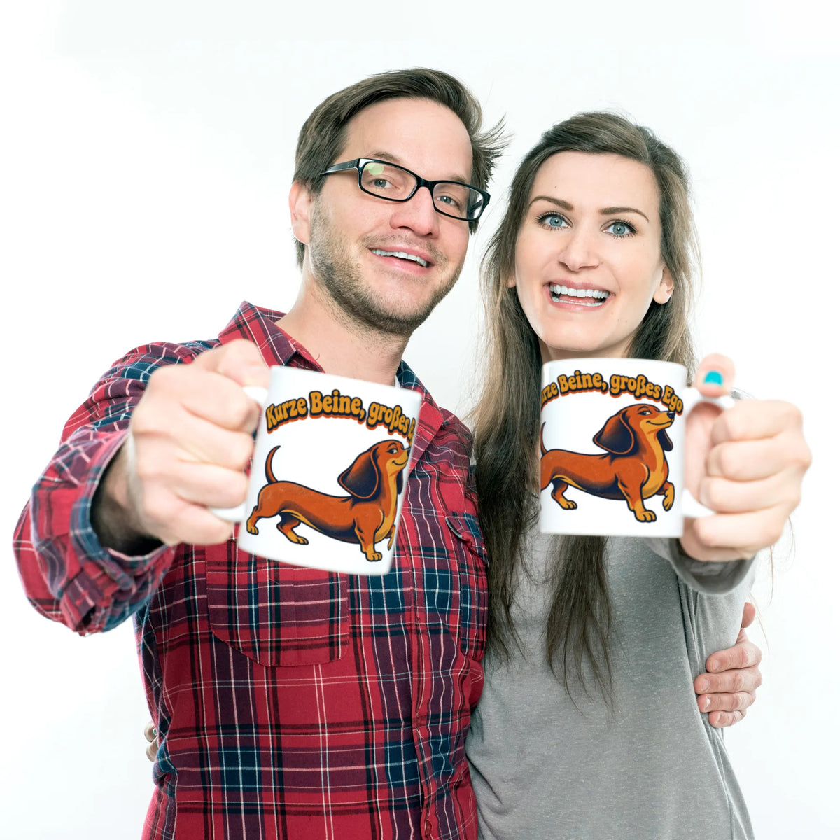Lustige Dackeltasse für Dackelbesitzer mit stolzem Dackel|p:2014837|h:27a861f0bdf90fe53002000c656e0365