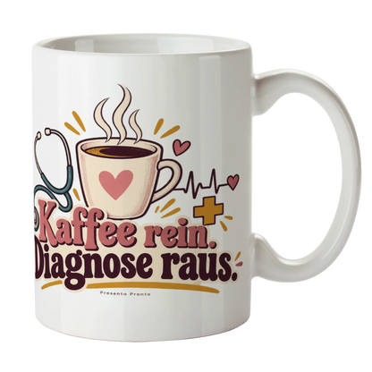 Lustige Tasse für Ärztin mit Stethoskop|p:2014838|h:886eef5356d741a75eb2357186e4c51d