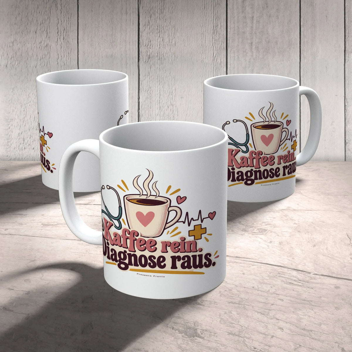 Lustige Tasse für Ärztin mit Stethoskop|p:2014838|h:562b2a0822de46c36f53dc270532f510