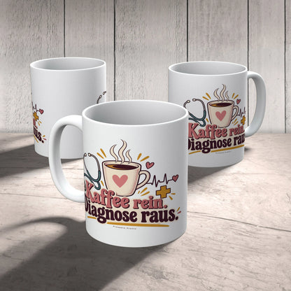 Lustige Tasse für Ärztin mit Stethoskop|p:2014838|h:562b2a0822de46c36f53dc270532f510