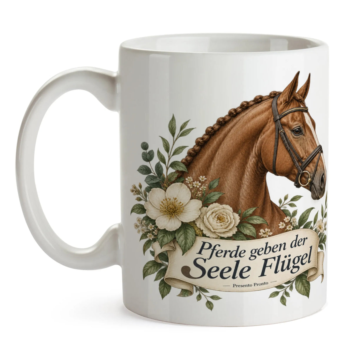 Elegante Tasse mit Pferd für Pferdeliebhaber|p:2014849|h:722f736c46b5c5981c897c7388411a34
