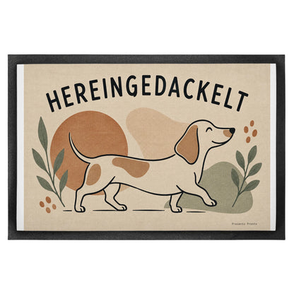 Lustige Fußmatte Hereingedackelt für Dackelbesitzer|p:2014862|h:85bd25865727ade713edae31c2d324de
