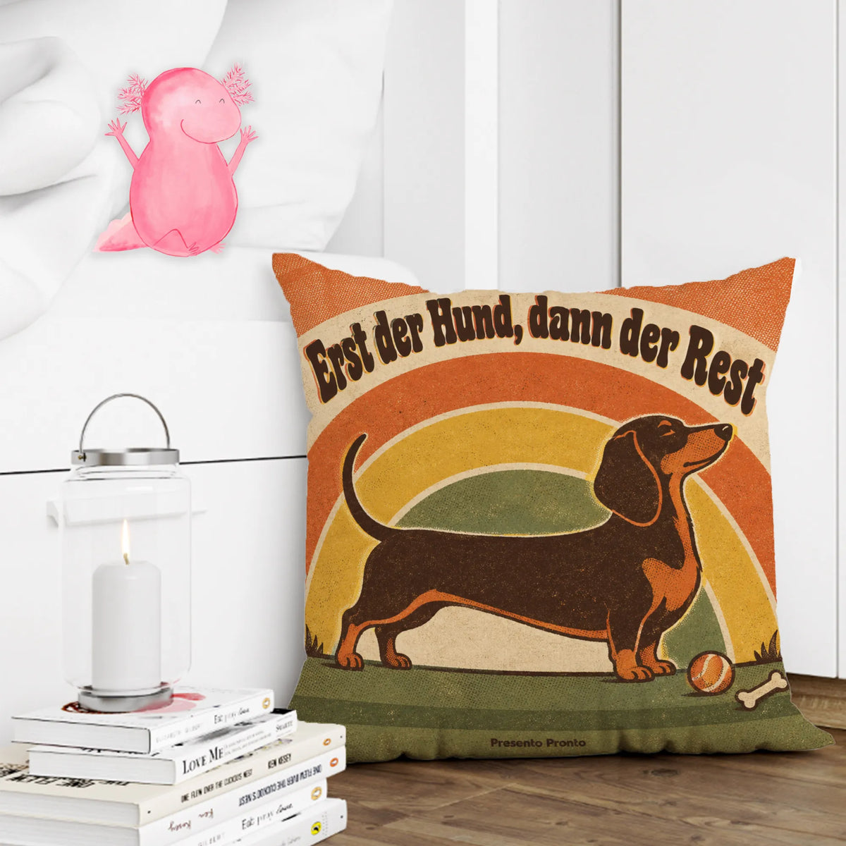 Lustiges Kissen für Hundefans mit langem Dackel|p:2014871|h:6faa87530ef081201c4209565a3761a6