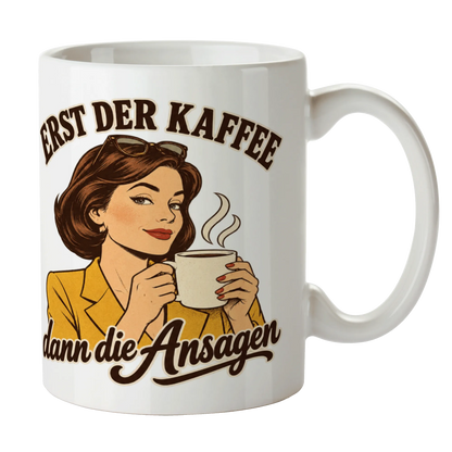 Lustige Kaffeetasse für die Chefin mit selbstbewusster Frau|p:2014876|h:9f5eaa762d76c05b3fb35215ad4dd484