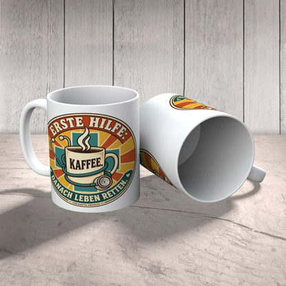 Lustige Tasse für Ärztin mit Kaffee und Stethoskop|p:2014882|h:79ba3e51b32b790b183ae93a37e23d46