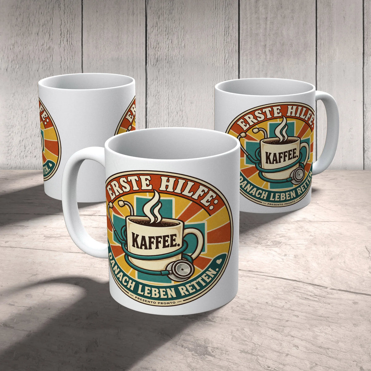 Lustige Tasse für Ärztin mit Kaffee und Stethoskop|p:2014882|h:1dfd31526326dee8f436ee564c65d357