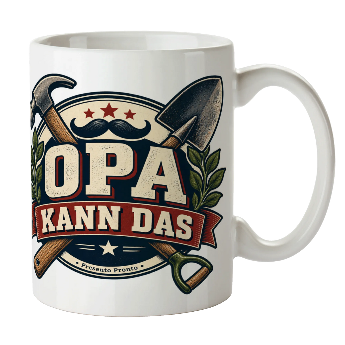 Lustige Tasse für Opa mit Hammer und Spaten|p:2014883|h:102ec03b8e240f1fbaa749f9b1014e5c