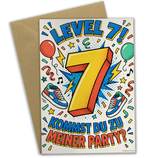 Lustige Einladungskarten zum 7. Geburtstag mit großer Zahl 7|p:2014885|h:bd1a54c500b1e5e34f1a2eb713a8689d