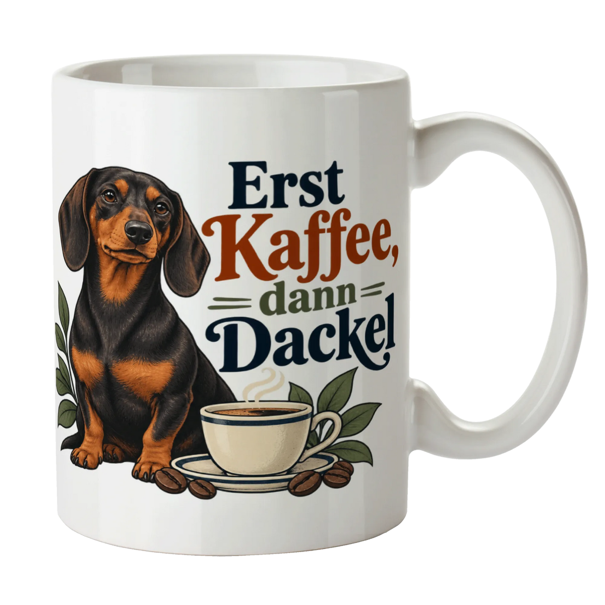 Lustige Tasse für Dackelbesitzer mit Kurzhaardackel|p:2014890|h:1e9a524532257b2ea1e595d0fe9388d4