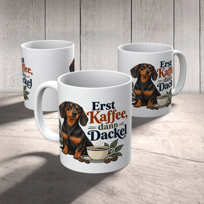 Lustige Tasse für Dackelbesitzer mit Kurzhaardackel|p:2014890|h:3529b046f47ffba2b6fc408963c761e8