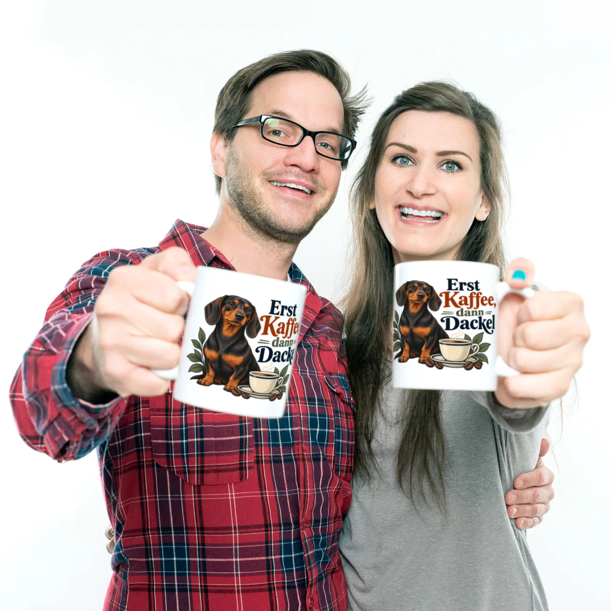 Lustige Tasse für Dackelbesitzer mit Kurzhaardackel|p:2014890|h:74023732f778560550002923e2da1239