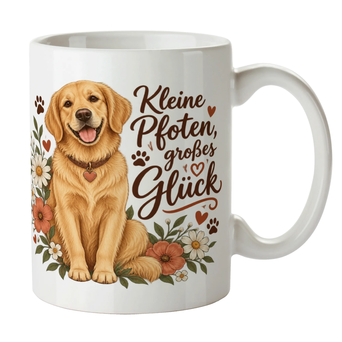 Süße Tasse für Hundeliebhaber mit Golden Retriever|p:2014891|h:53cb906b42f40b2dbfe0661c963c4b1c