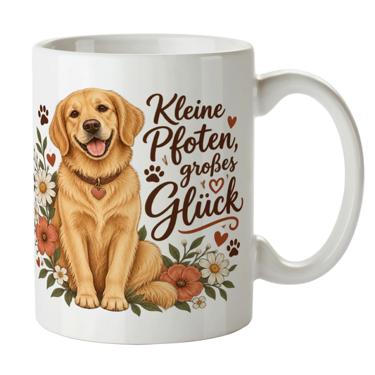 Süße Tasse für Hundeliebhaber mit Golden Retriever|p:2014891|h:53cb906b42f40b2dbfe0661c963c4b1c