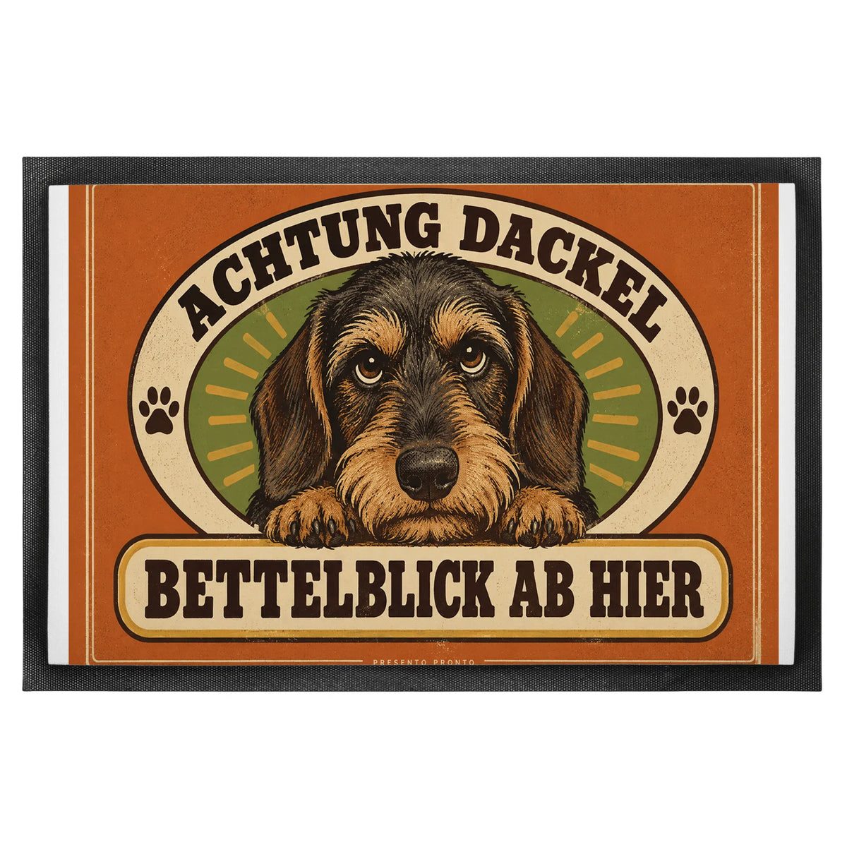 Lustige Fußmatte für Dackelfans mit Bettelblick Warnschild|p:2014899|h:7b4be309b669e80c4f2953f4f331d5d5