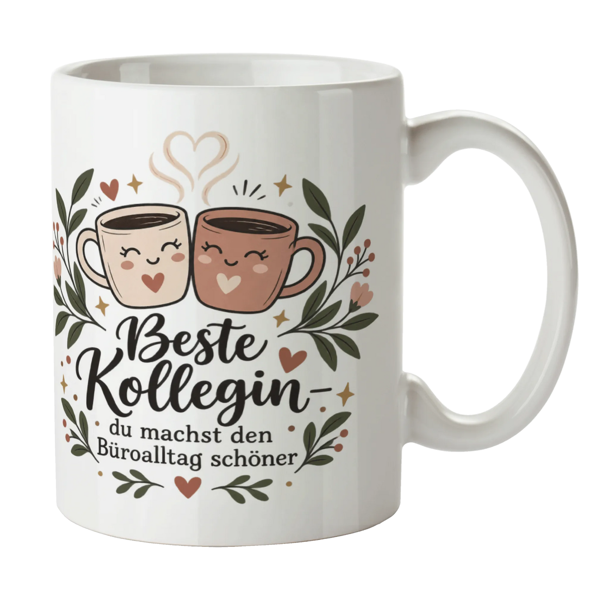 Herzliche Tasse für Kollegin mit Herz-Dampf|p:2014904|h:35415a72f2e1ce7429359d6337a8b082