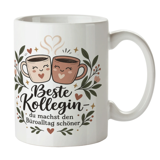 Herzliche Tasse für Kollegin mit Herz-Dampf|p:2014904|h:35415a72f2e1ce7429359d6337a8b082